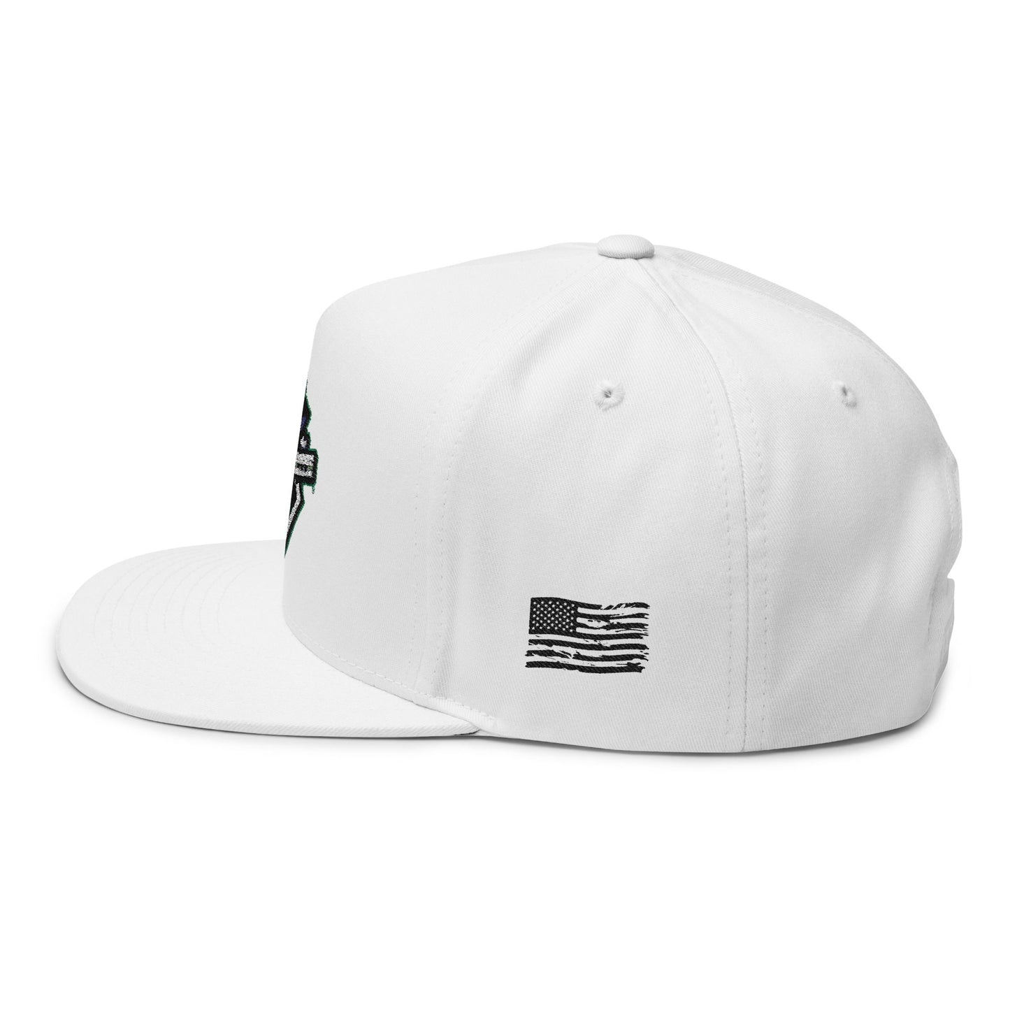 Brick Elite Flag Football Embroidered Flat Bill Cap