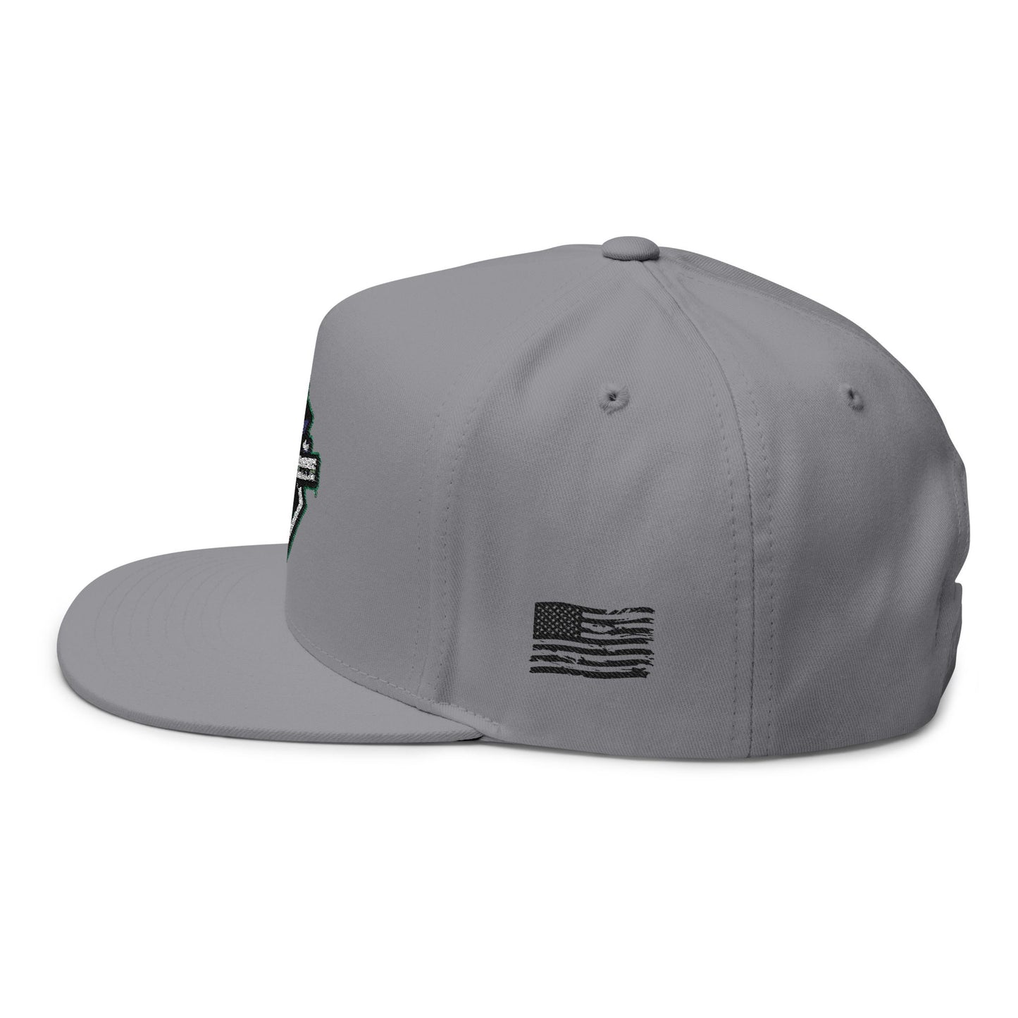 Brick Elite Flag Football Embroidered Flat Bill Cap