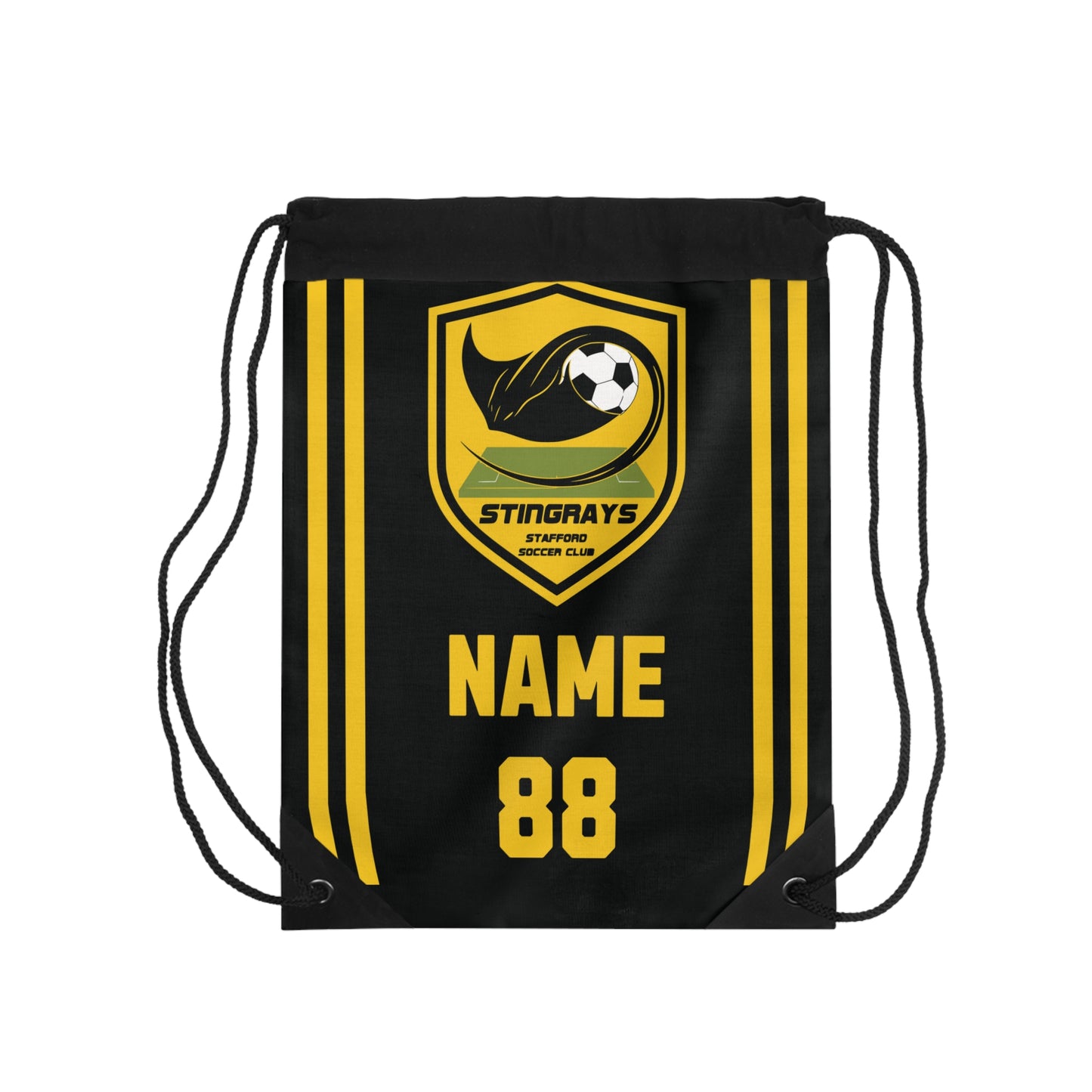 Stingrays Soccer Drawstring Bag