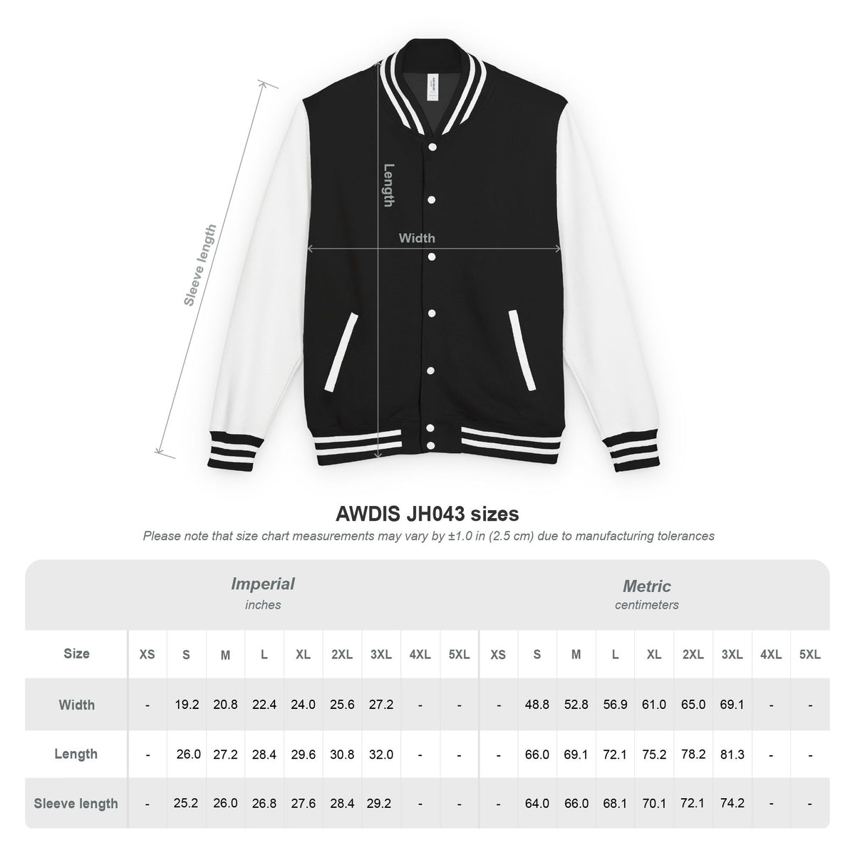 Southern Ocean Dark Tide Flag Football Unisex Heavyweight Letterman Jacket