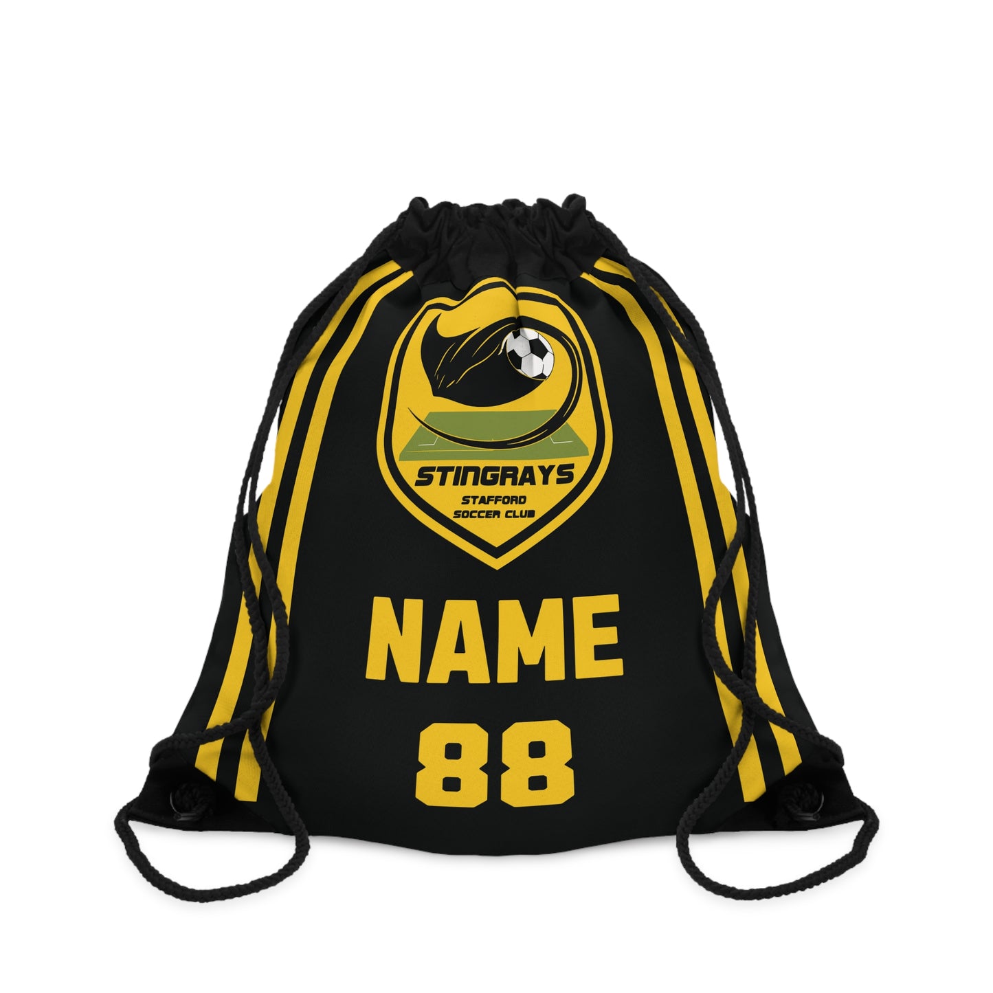 Stingrays Soccer Drawstring Bag