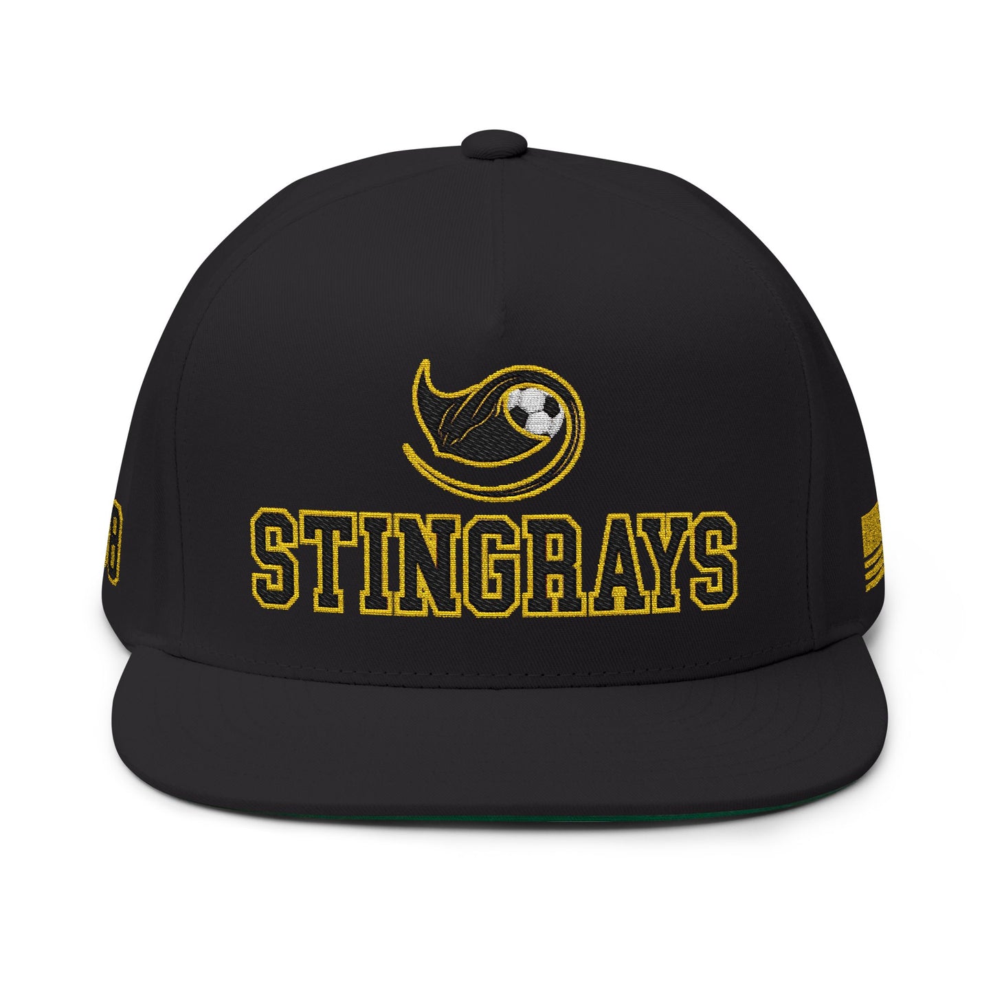 Stingrays Soccer Flat Brim Hat
