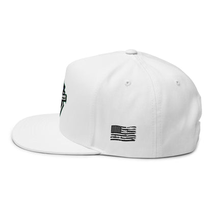 Brick Elite Flag Football Embroidered Flat Bill Cap