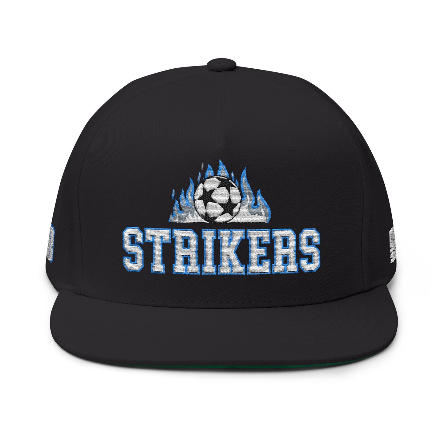 Strikers Soccer Flat Brim Hat