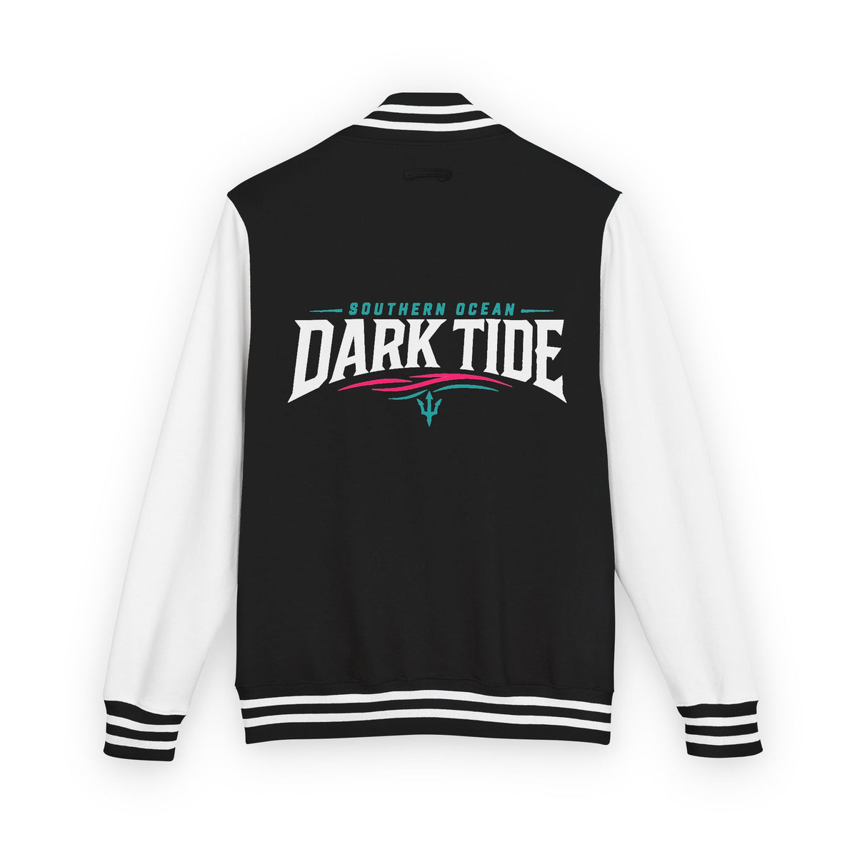 Southern Ocean Dark Tide Flag Football Unisex Heavyweight Letterman Jacket