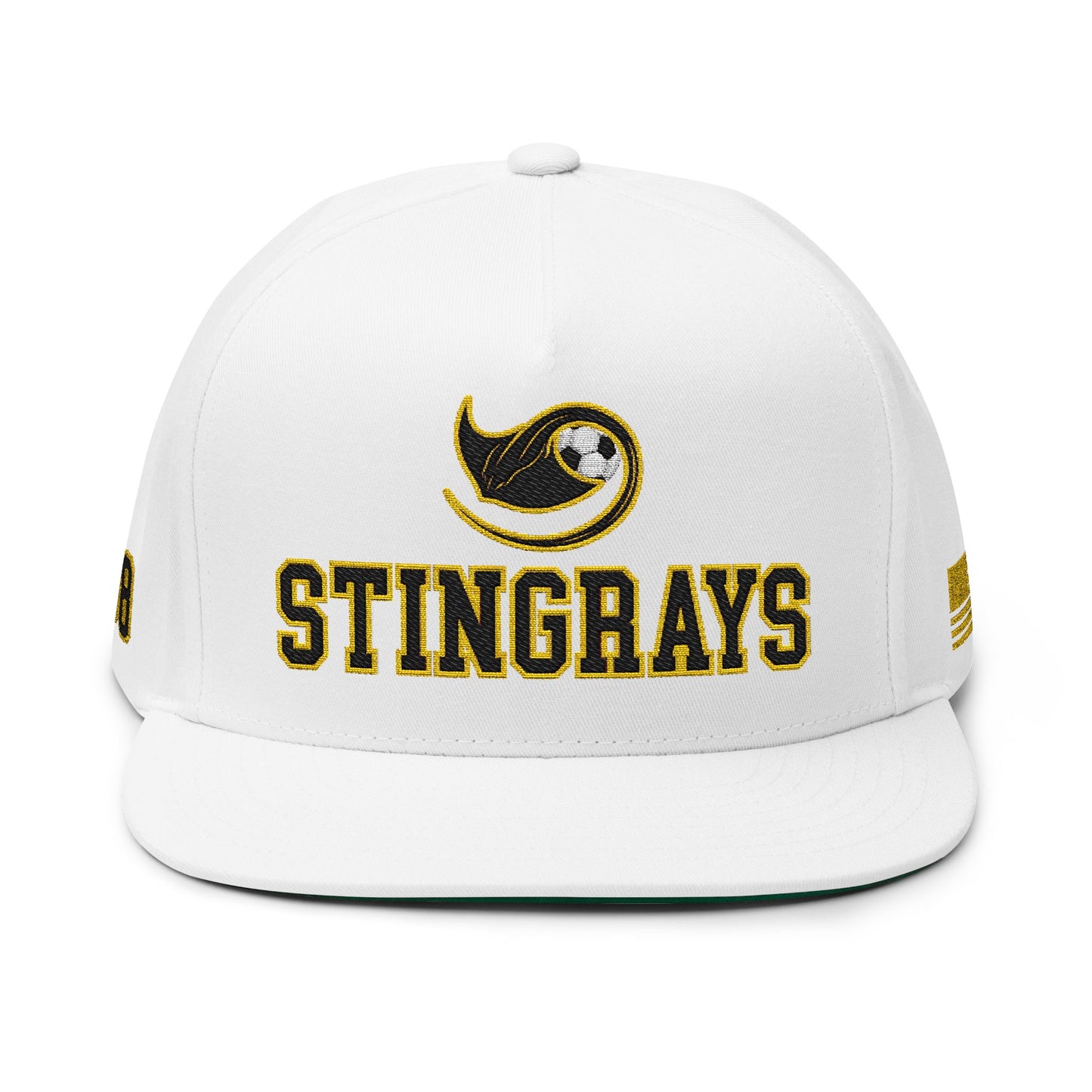 Stingrays Soccer Flat Brim Hat