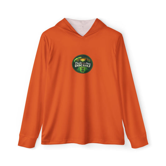 Disc Golf Hoodie — "Huckin' Plastic, Smokin' Trees" Men’s Warmup Pullover