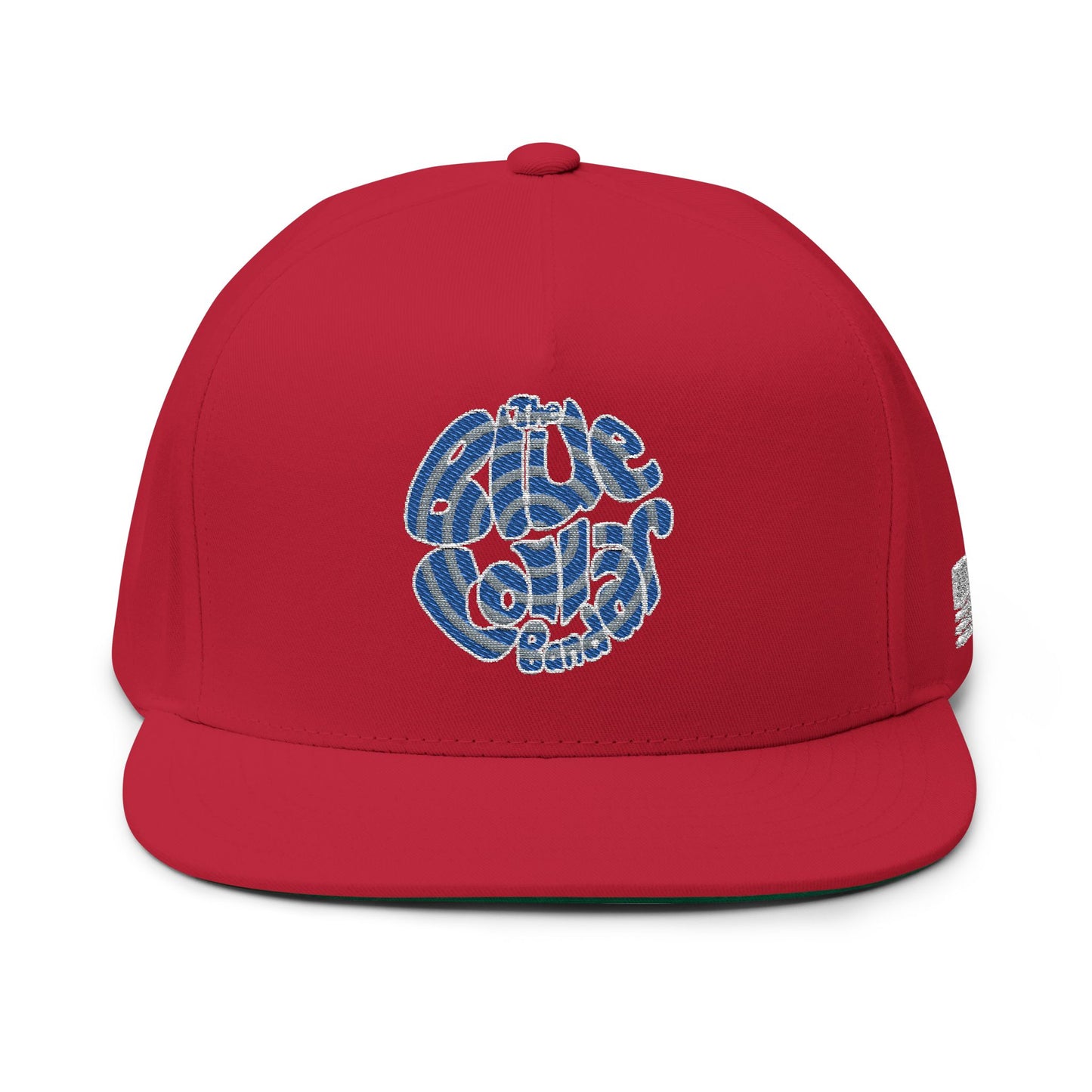 Blue Collar Band Flat Brim Hat