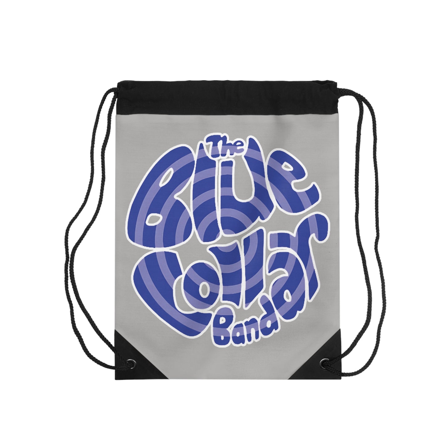 Blue Collar Band Drawstring Bag