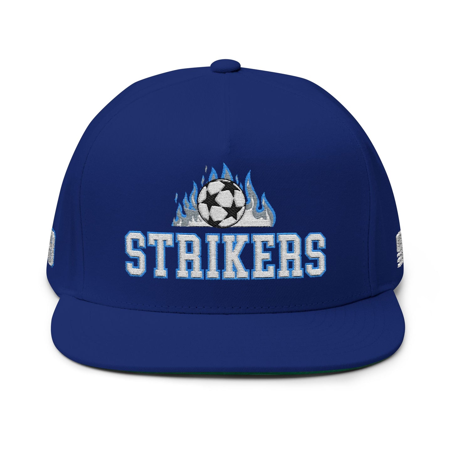 Strikers Soccer Flat Brim Hat