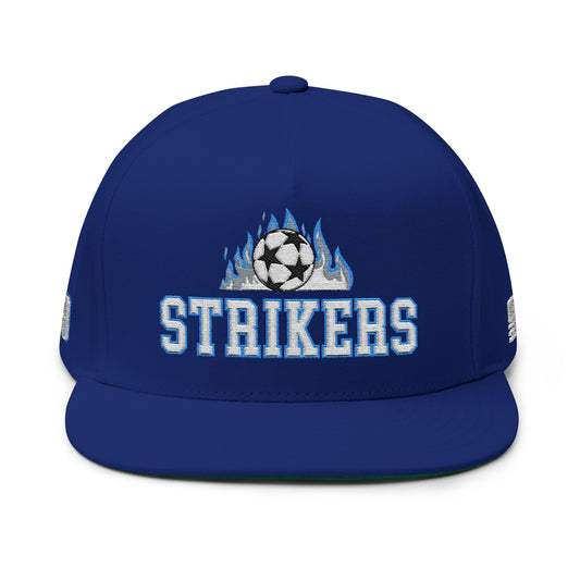 Strikers Soccer Flat Brim Hat