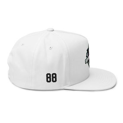 Brick Elite Flag Football Embroidered Flat Bill Cap