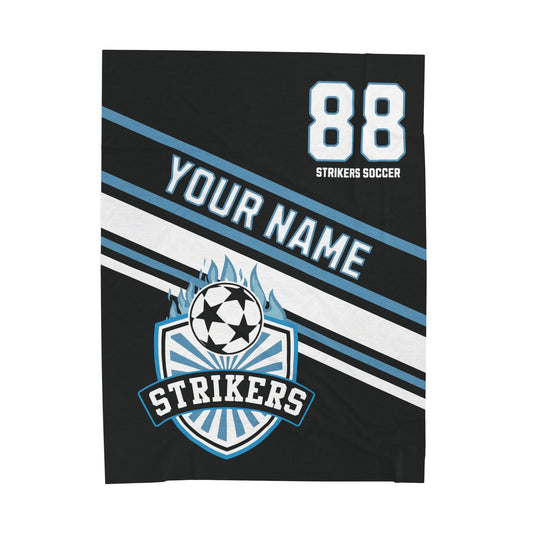 Strikers Soccer Blanket