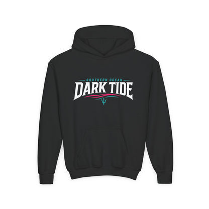 Southern Ocean Dark Tide Flag Football Youth Heavy Blend Hooded Sweatshirt