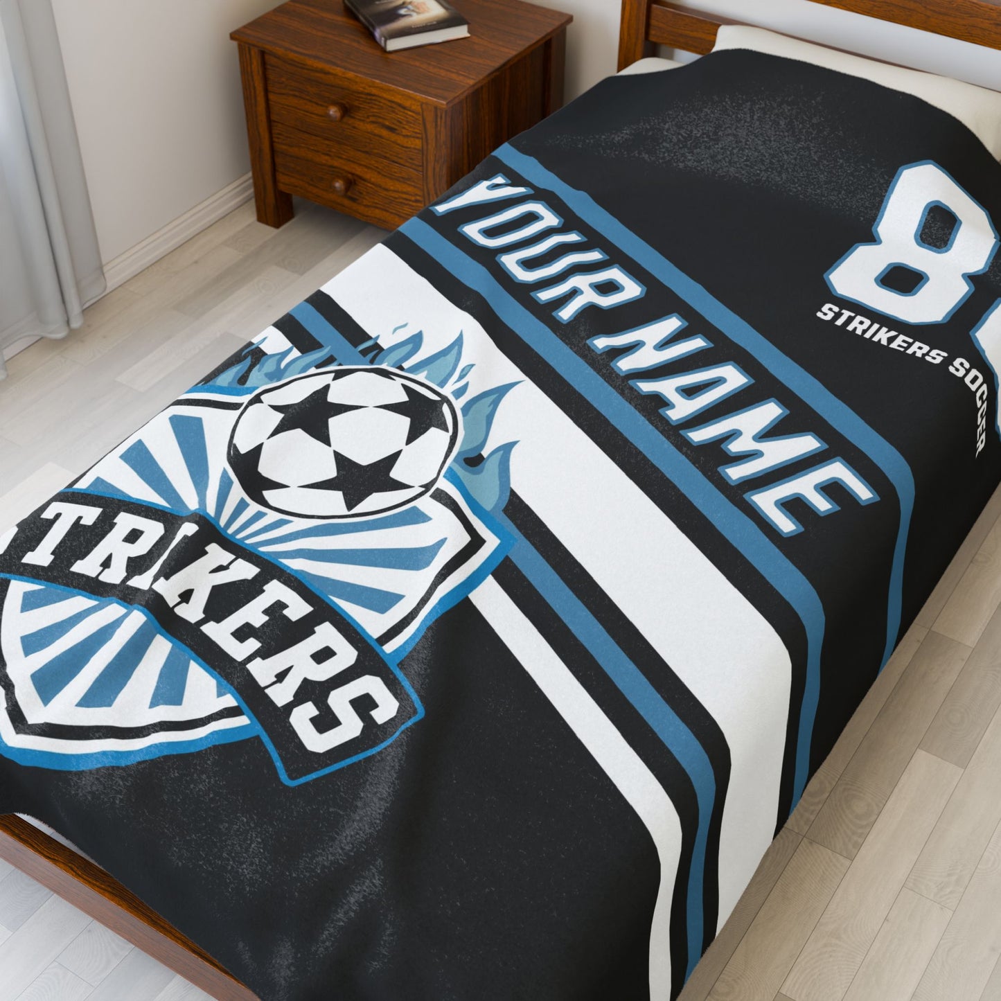 Strikers Soccer Blanket
