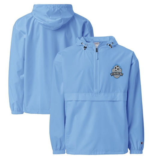 Strikers Soccer Embroidered Champion Packable Jacket