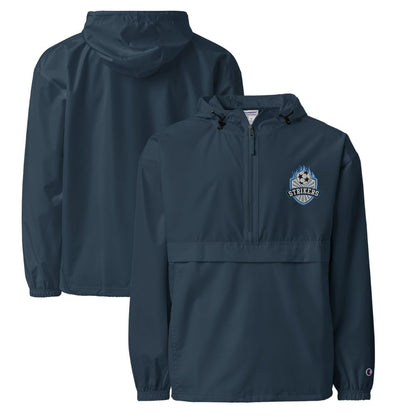 Strikers Soccer Embroidered Champion Packable Jacket